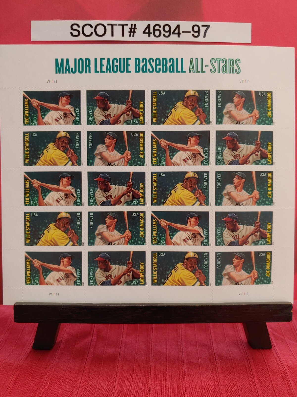 Scott # 4694-97 Major League Baseball All-Stars – USPS Postage Stamps