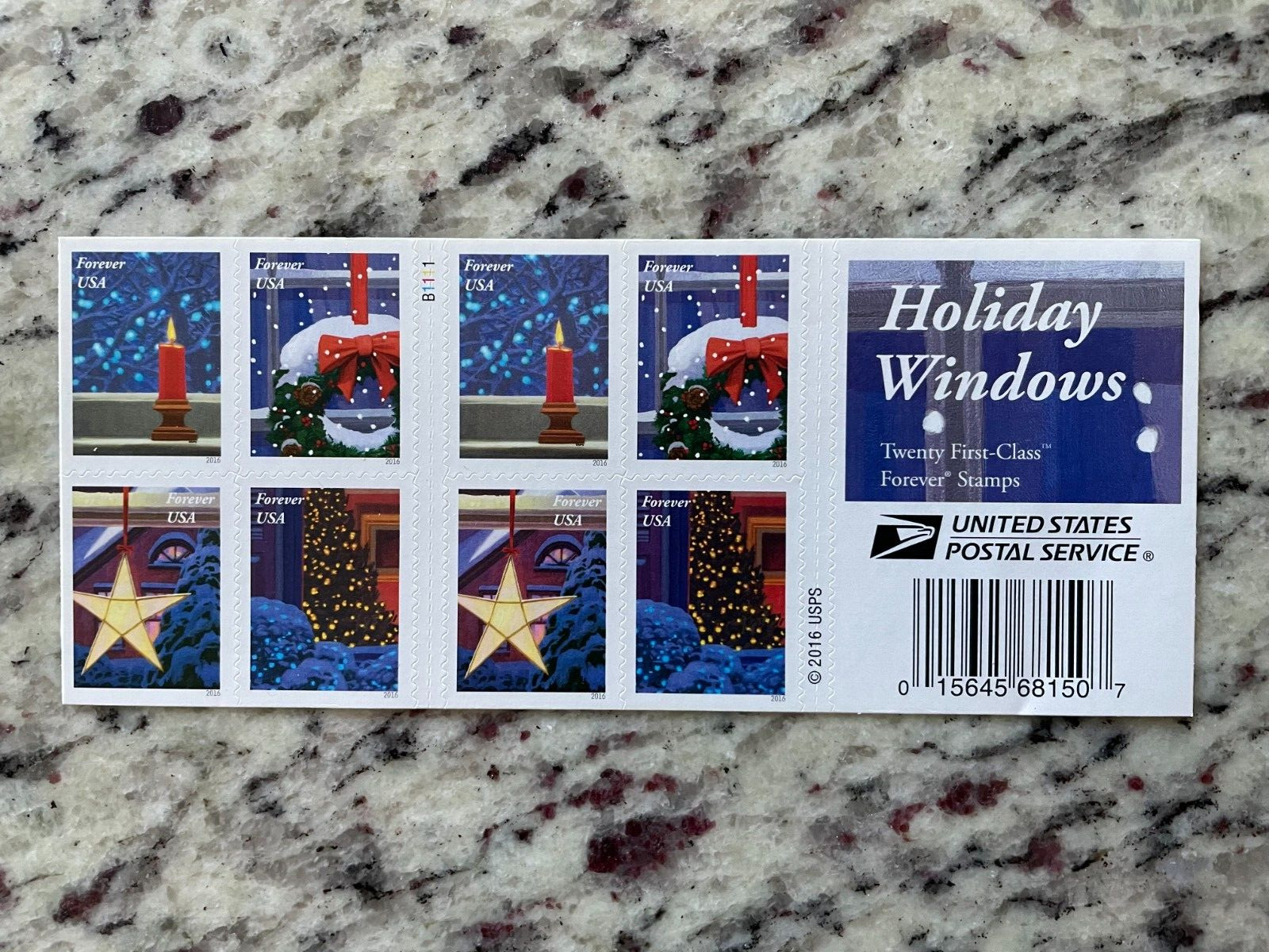 Window Views Holiday Stamps 5145-5148 Christmas