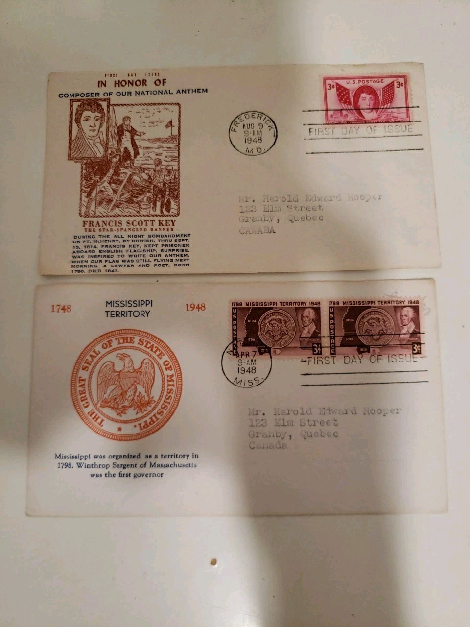 Lot of 38 — First Day Cover Issue Stamp FDC — 1948’s Mix Lot