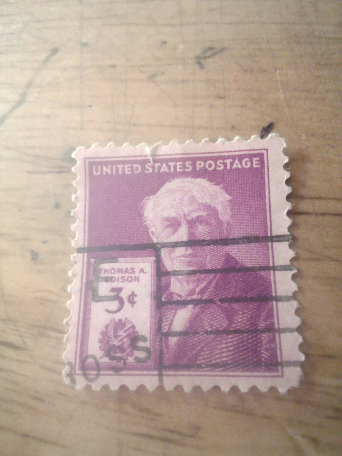 1947 3¢ Thomas Edison