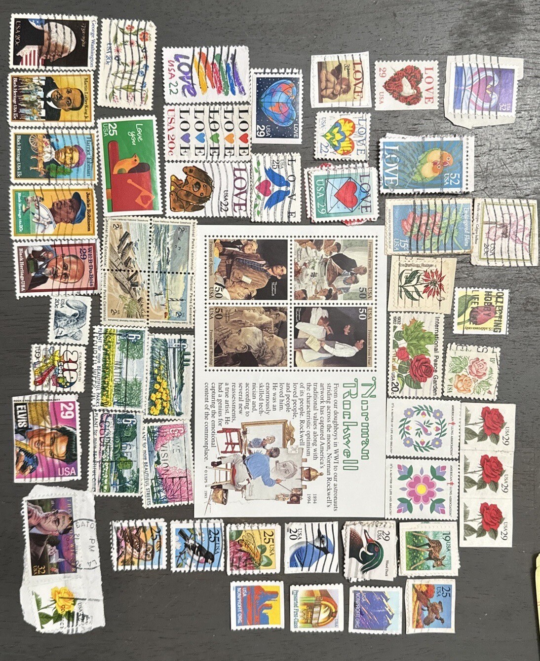 LOVE/ANIMALS AND ASSORTED US Stamps Lot 5