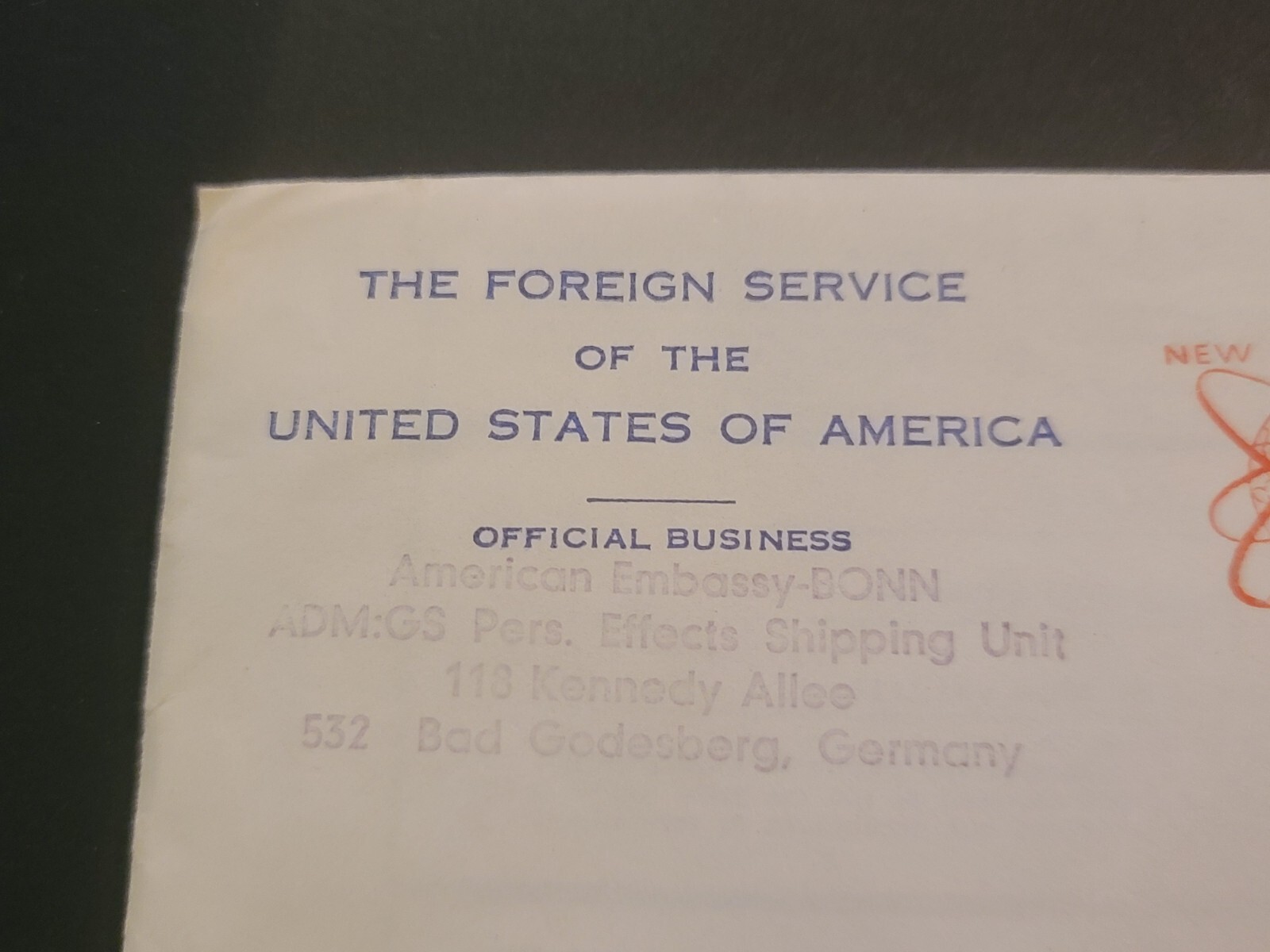 Vintage 1964 New York Worlds Fair / VFW Postmarked Stamped Envelope