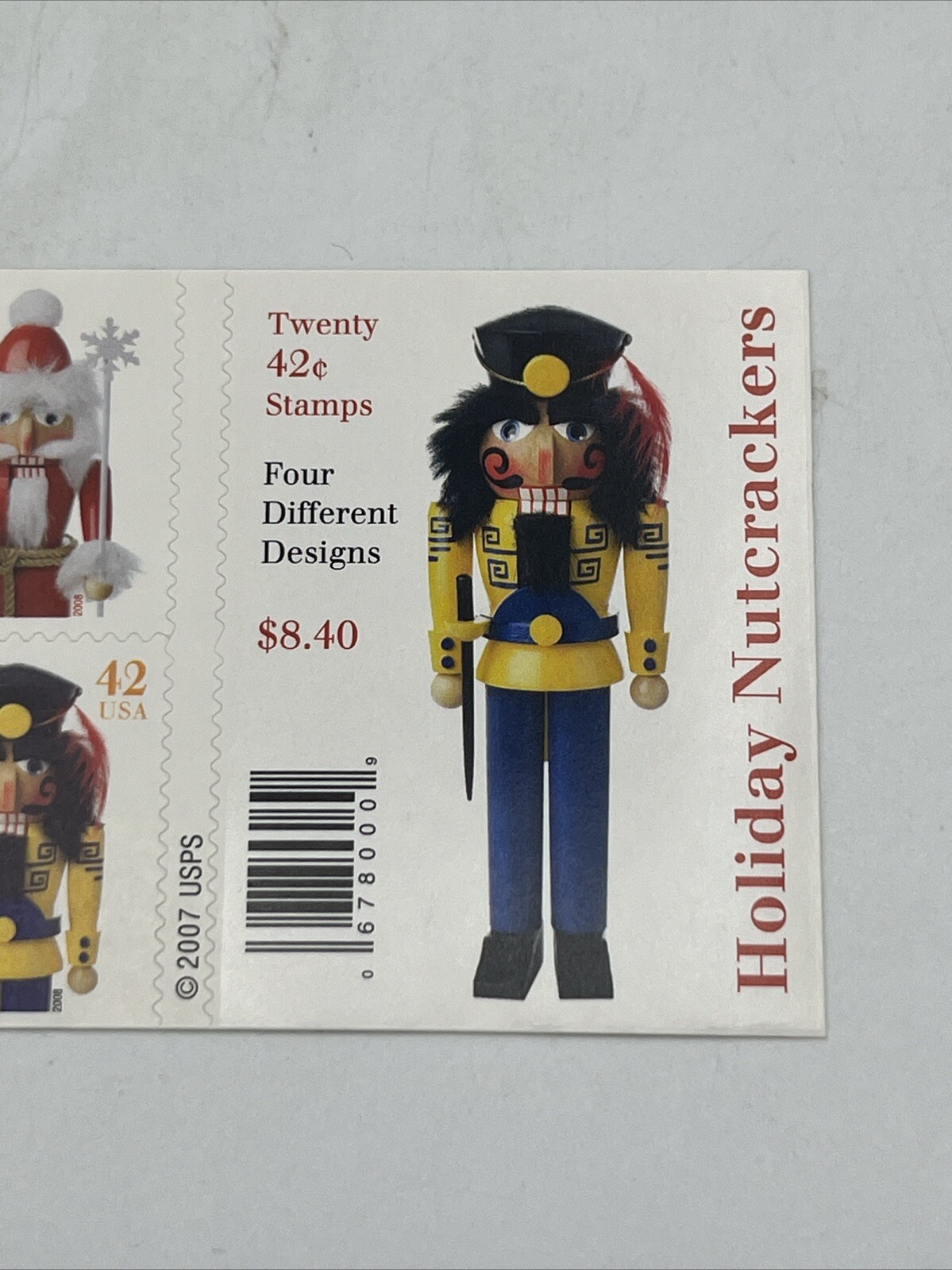 US Stamp Scott #4363b 42 Cent Nutcrackers Booklet Pane of 20 MNH 2008