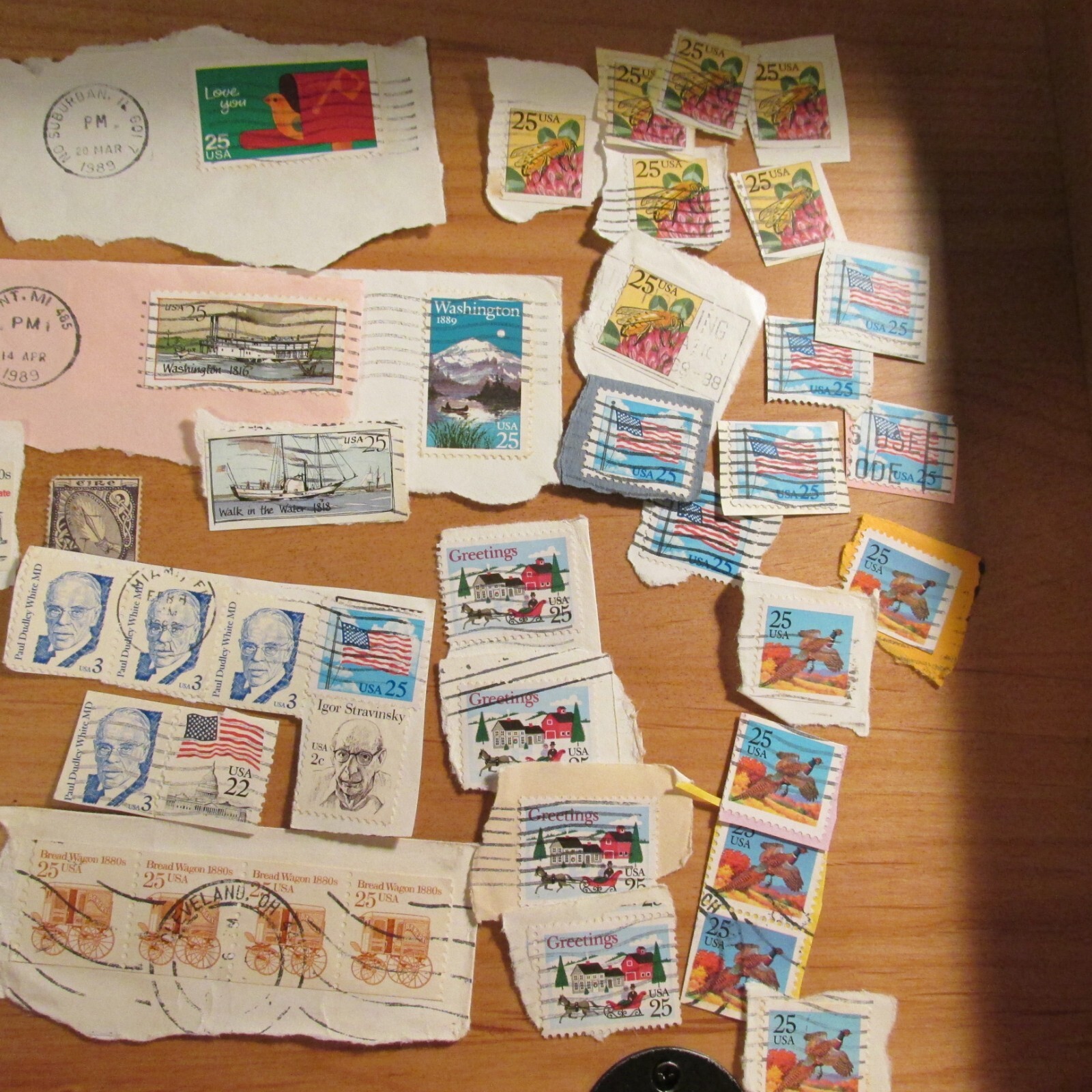 Lot of 71 stamps from 1980’s