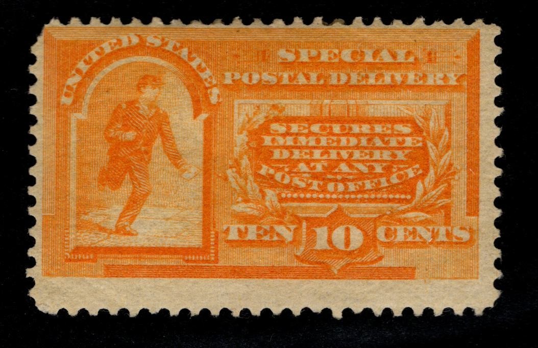US SPECIAL DELIVERY STAMP Sc#e3 MH CAT. VAL. $300
