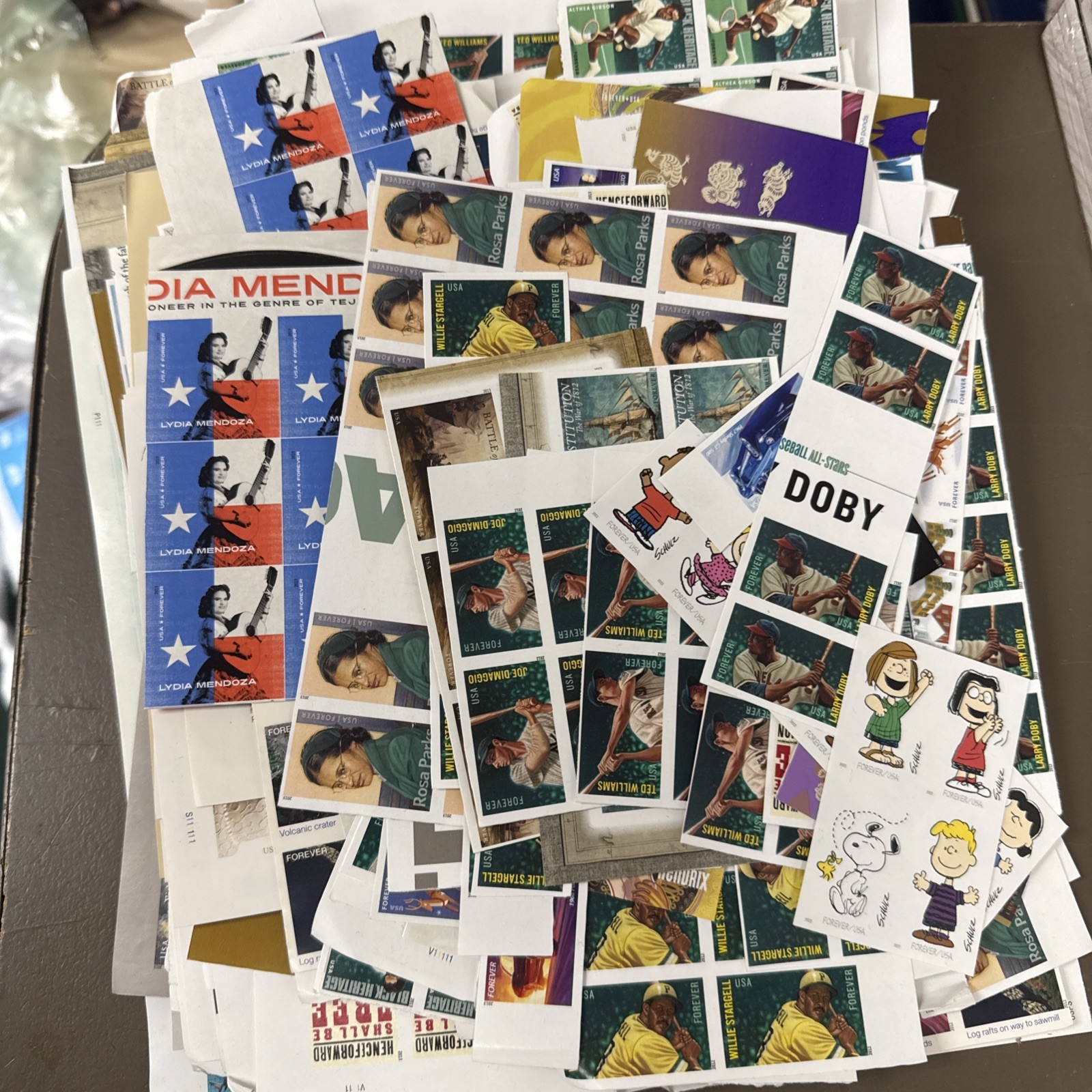 500 Forever stamps no die cut assortment Mint Never Hinged