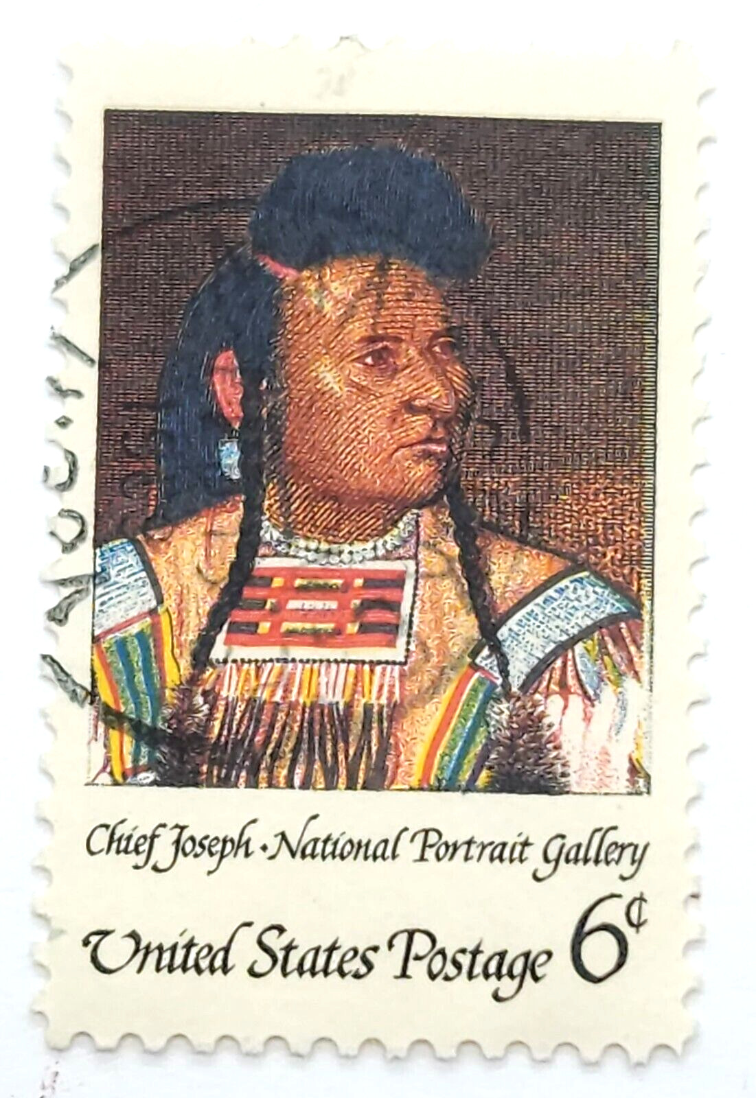 1968 Chief Joseph 6 Cent U.S. Postage Stamp Scott #1364 Used