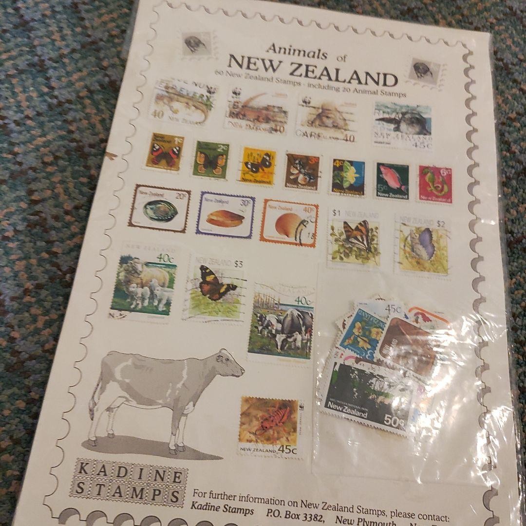 New Zealand souvenir stamps 2 sheets