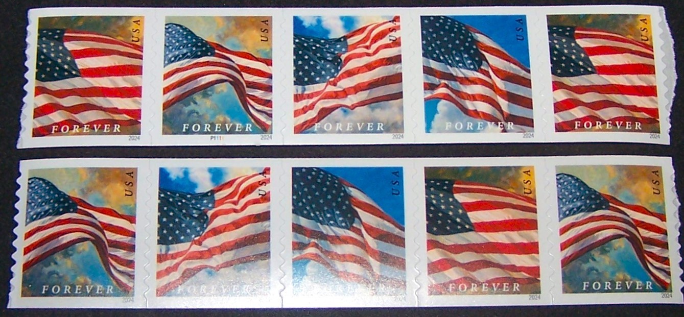10 Forever Stamps – Brand New 2024 from coil MNH