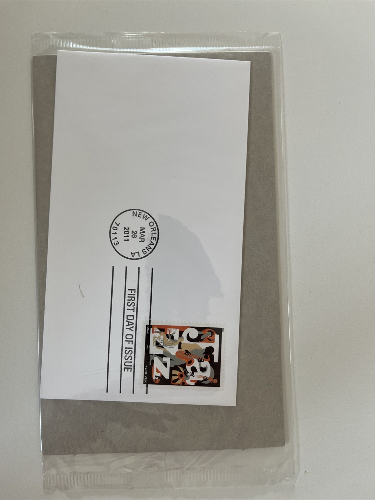Jazz First Day Of Issue Stamp