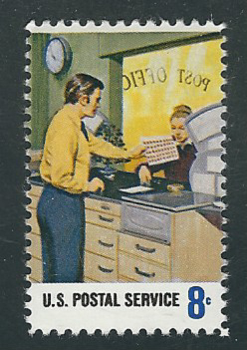 Scott #1489… 8 Cent…Postal Service…4 Stamps