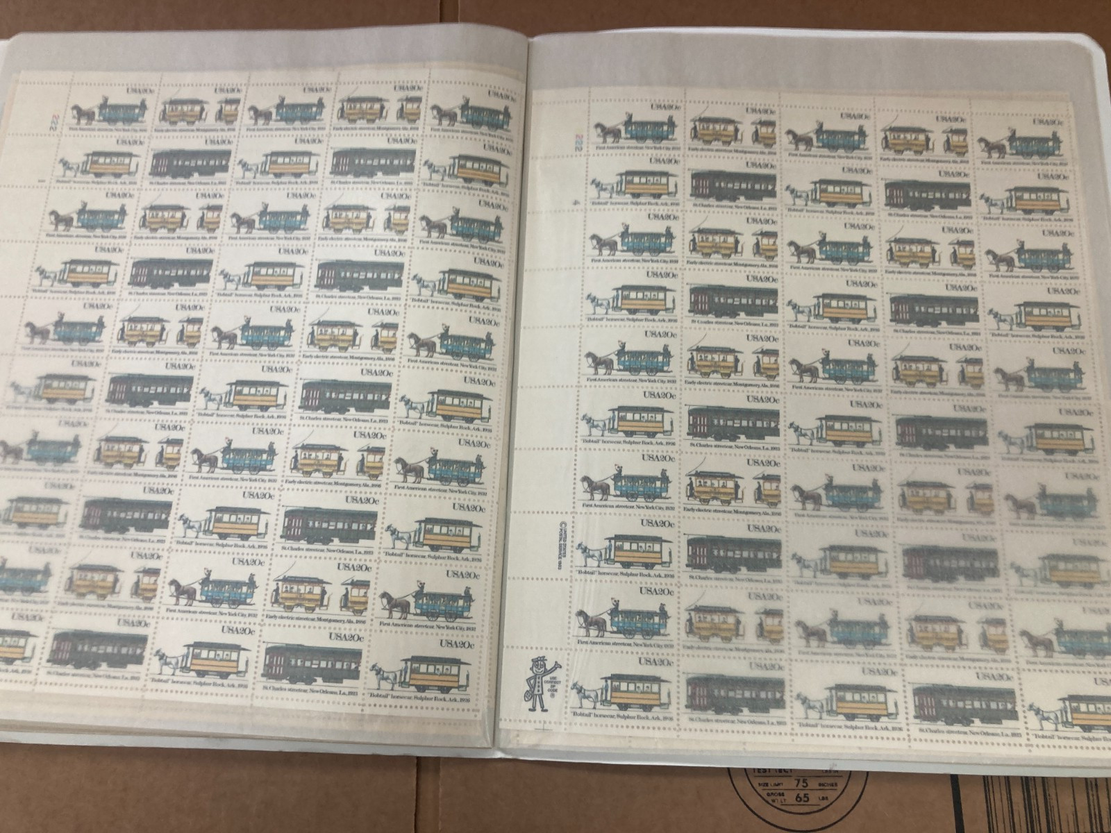 KAPPYS STAMPS DISCOUNT POSTAGE MINT SHEETS MOSTLY 13c – 20c FACE $1172.30 POST23