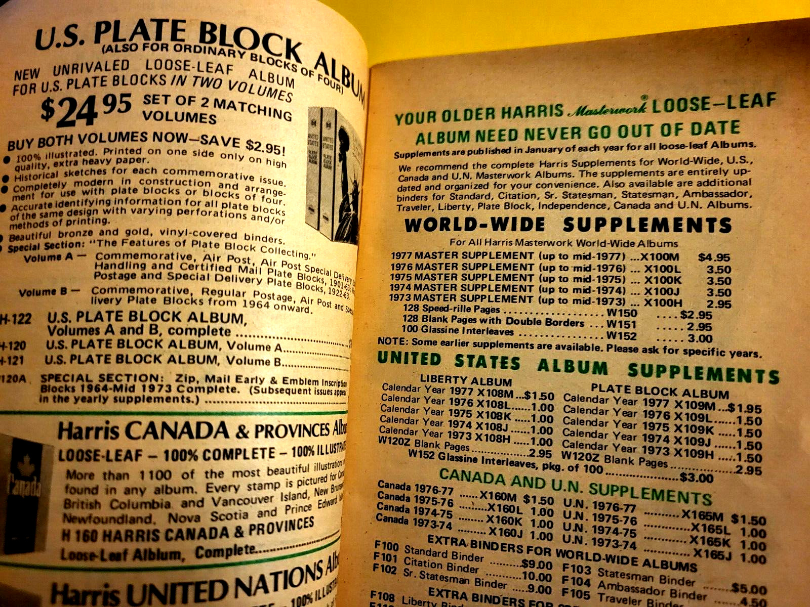 First Day of Issue Gold Replica Stamps, 2 Collector’s Pamphlets