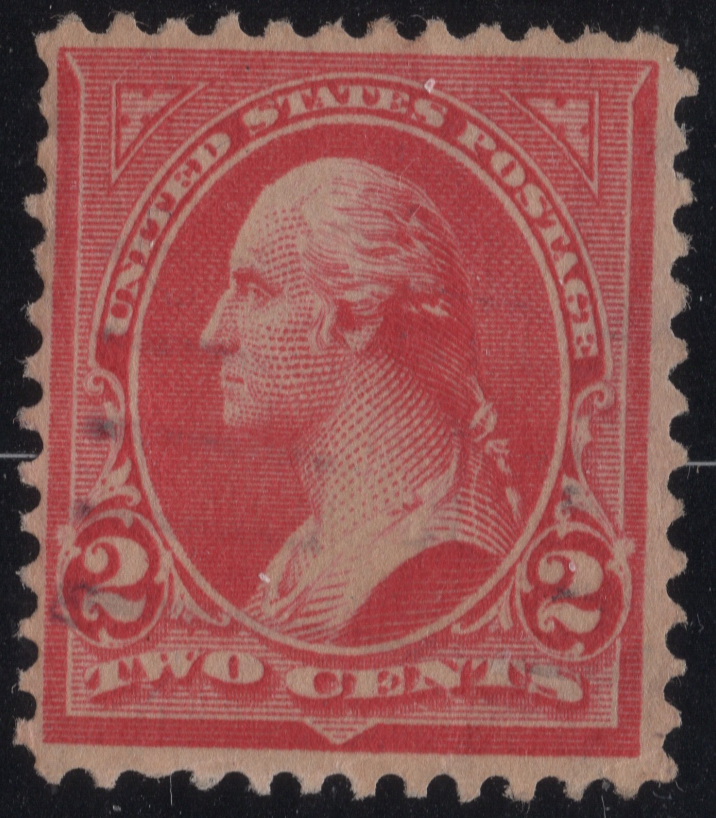 1899 2c Washington Rose Carmine SC#279Bc
