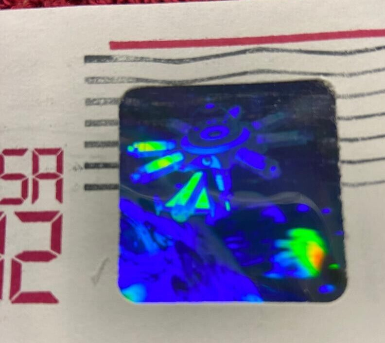 Hologram Stamp 32 Cents Holographic Stamp cut from Envelope Beautiful (.0923)