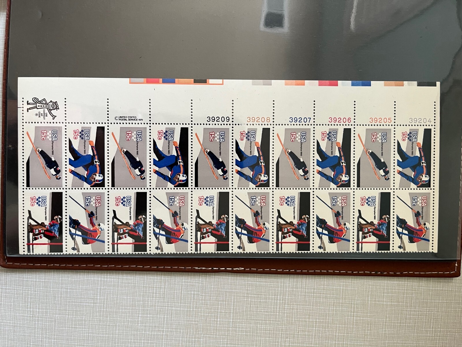 Over 200 various US mint stamps dating approximately from 1977 to 1981