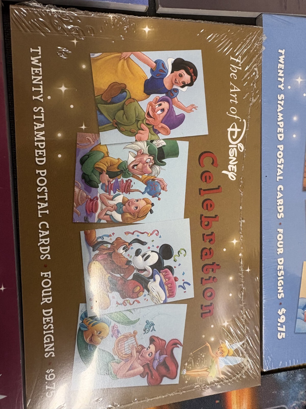 US Stamped Postal Cards ART OF DISNEY ROMANCE , MAGIC, CELEBRATION, + 2SEALED