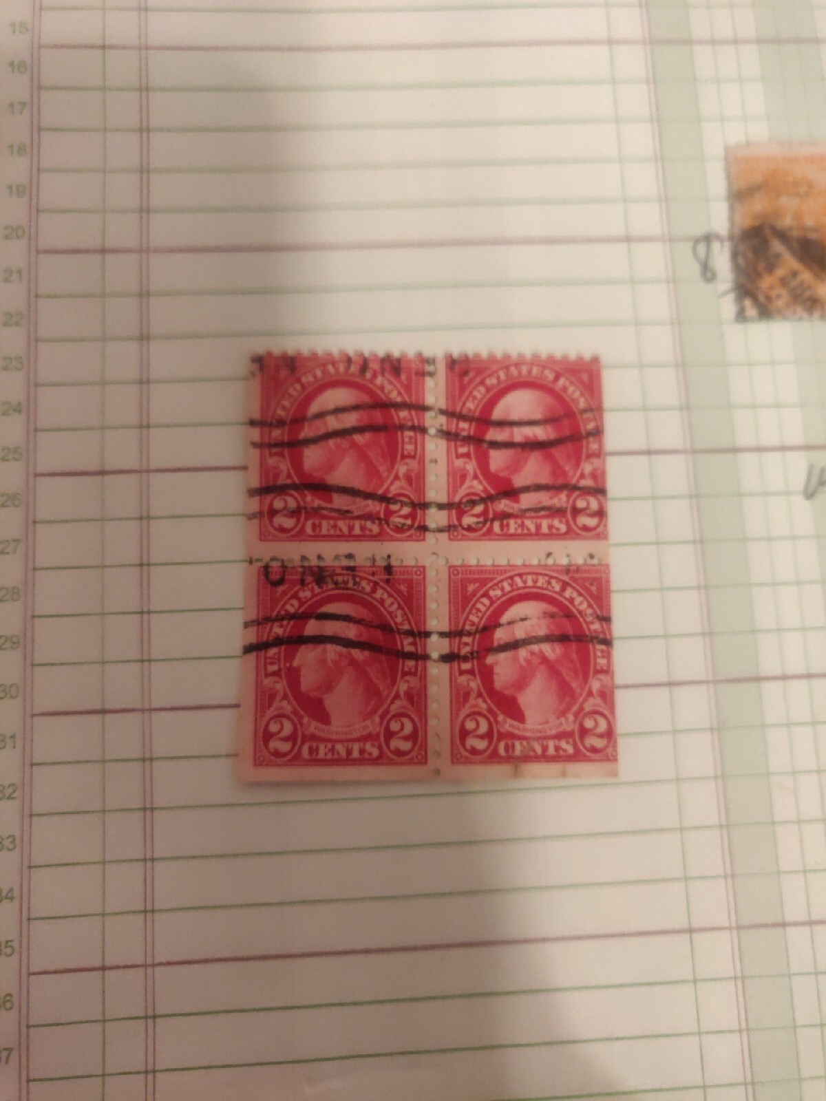 1932 George Washington 2 Cent Stamp