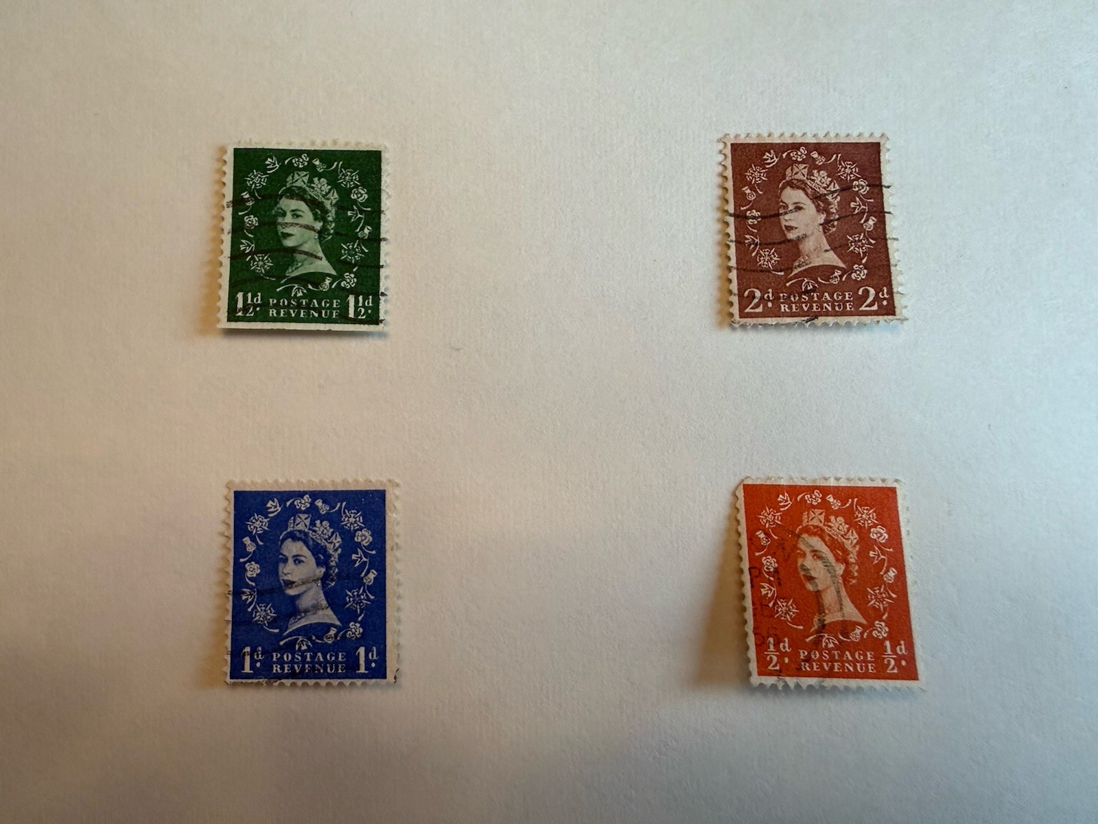 Queen Elizabeth II Stamps, Vintage Collection, Great Condition