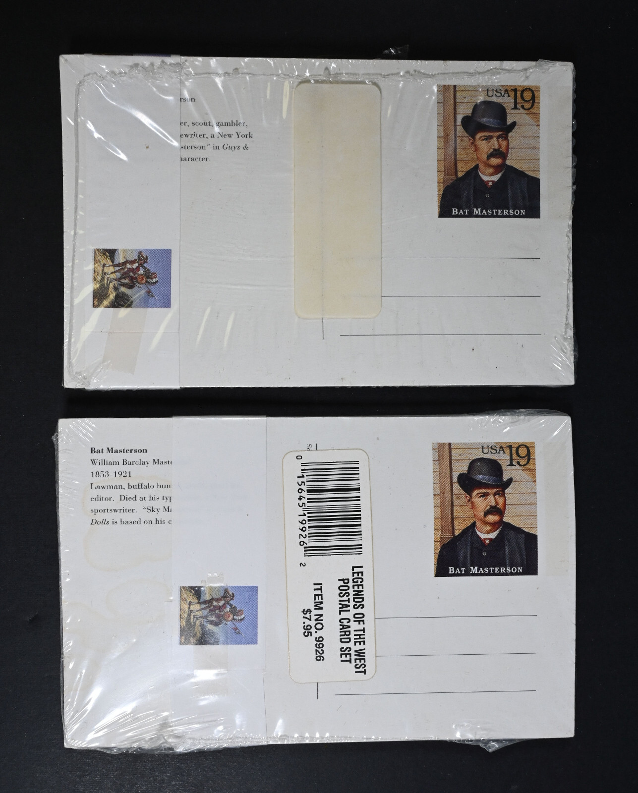 2 New Unused Legends of the West Sets 19c each USPS Postcards Postal Card