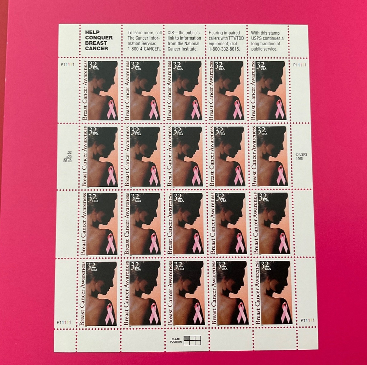 Breast Cancer Awareness Stamps