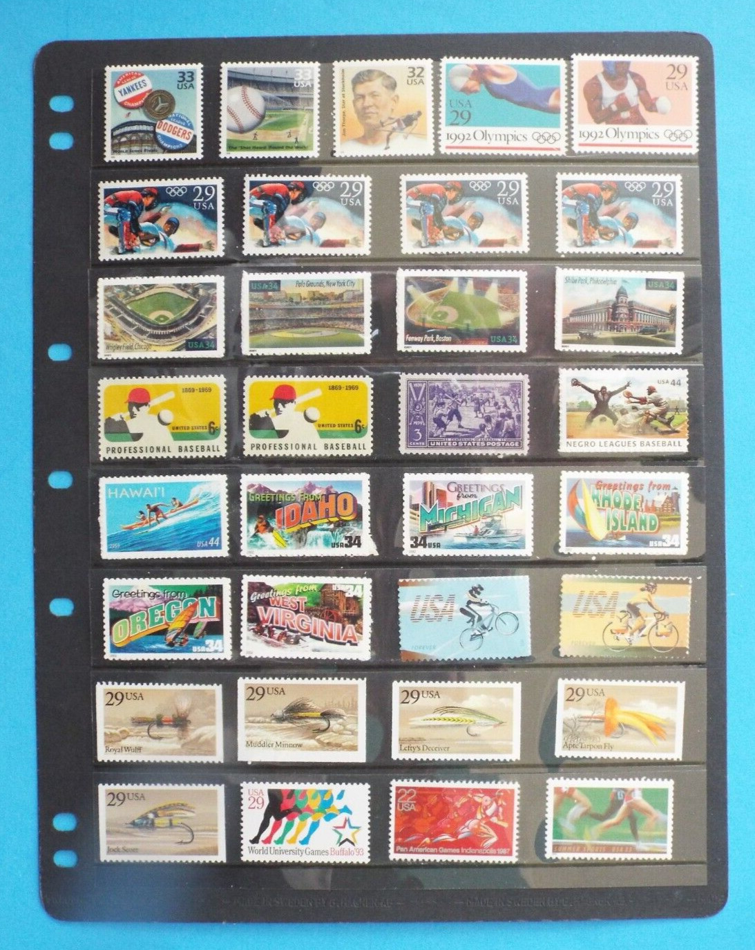 US Postage Stamps Face Value $45+ Unused Lot #72 Sheets Blocks Summer Sports