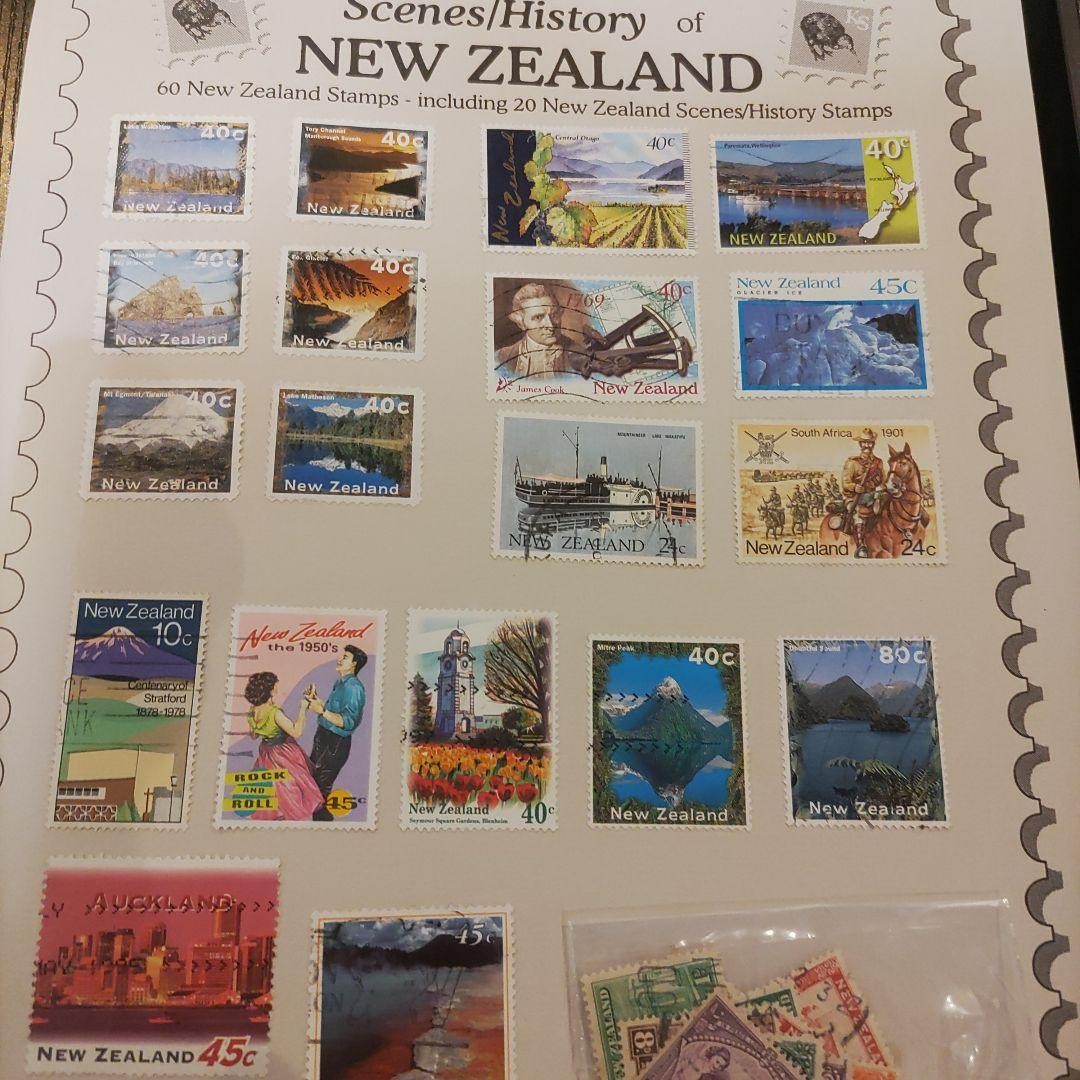 New Zealand souvenir stamps 2 sheets