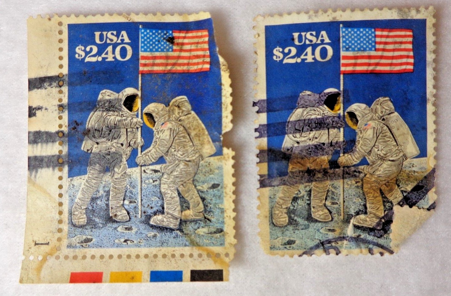 1989 $2.40 Moon Landing US Postage Stamps