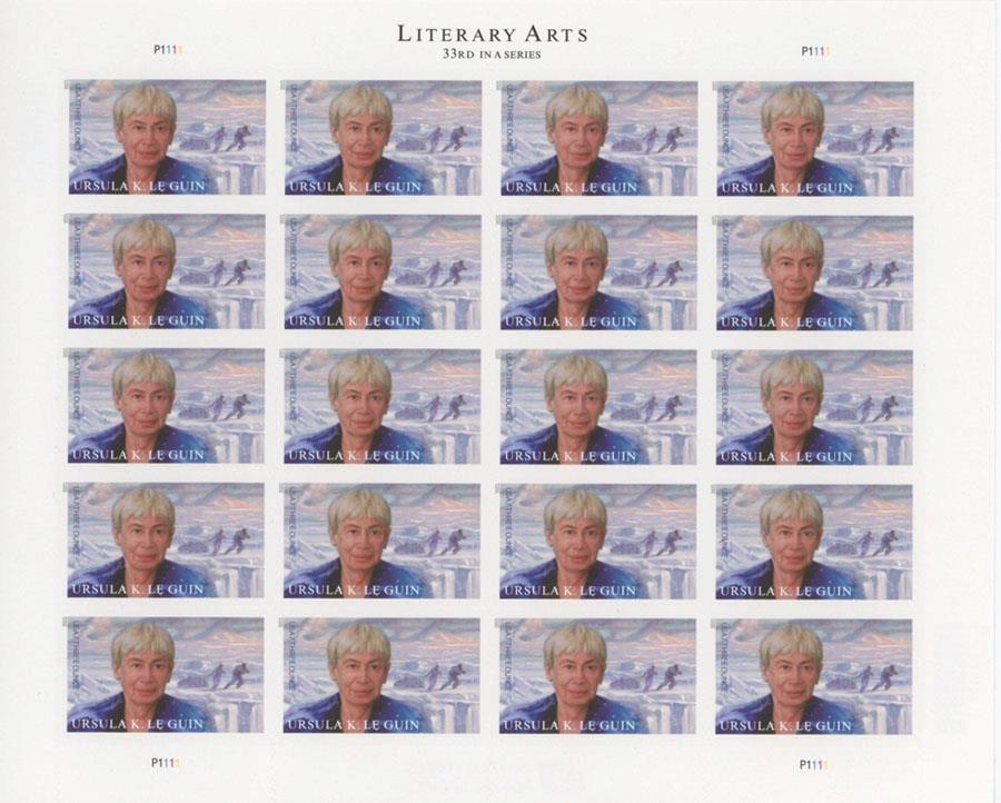 US SCOTT 5619 PANE OF 20 URSULA K LEGUIN STAMPS 3 OUNCE FOREVER MNH