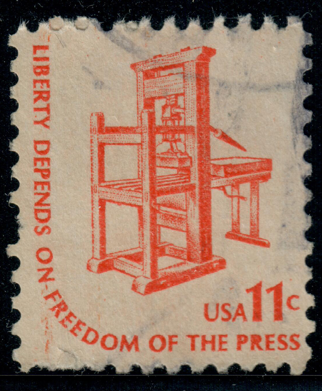 USA – 1975 – Americana Issue – Printing Press – 11¢ – #3524