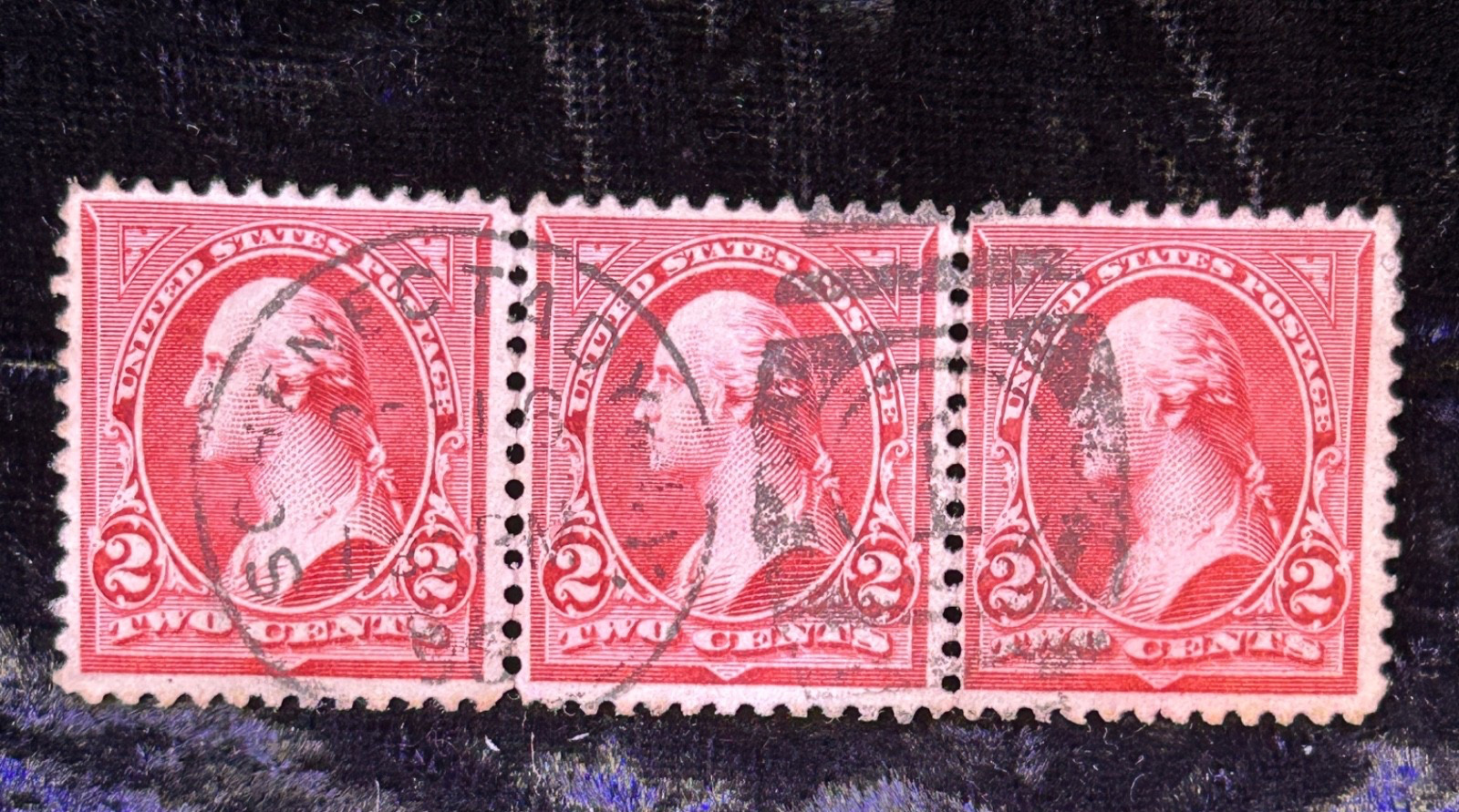 Rare George Washington 2 Cent Red US Postage Stamp Collectible