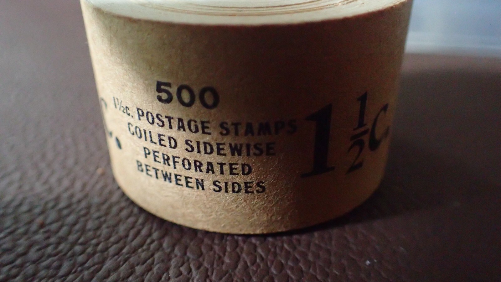 1939 SCOTT #840 1-1/2C STAMP MARTHA WASHINGTON Stamps COIL ROLL OF 500 Sealed