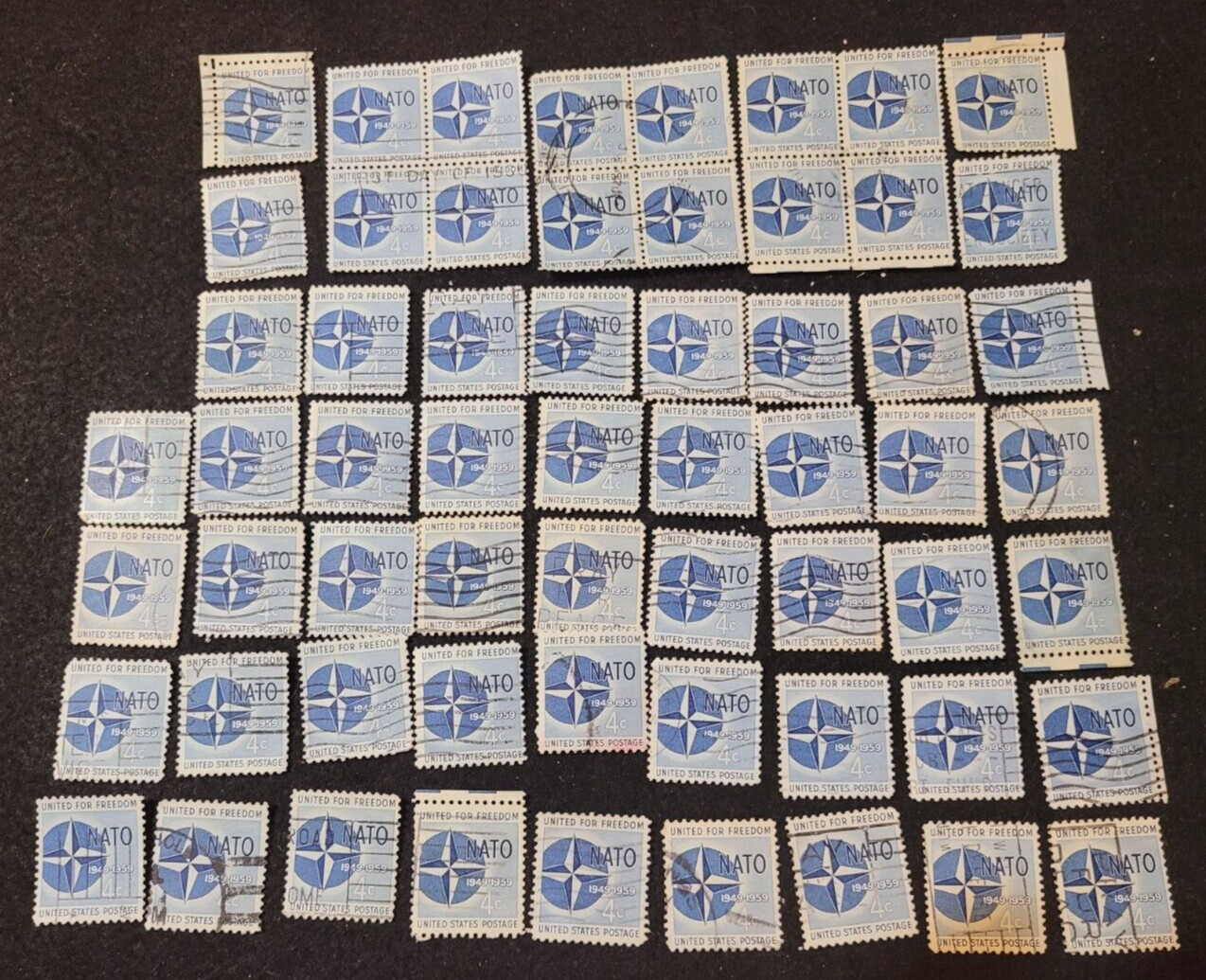 # 1127 – 1959 4¢ Nato ~ Used 1 Stamp + 2 FREE Stamps