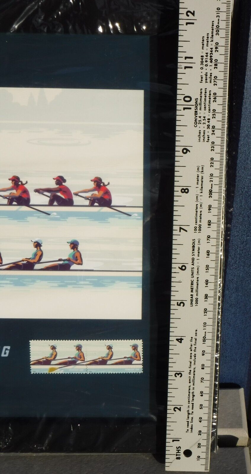New USPS Women’s Rowing Framed Stamp & Art