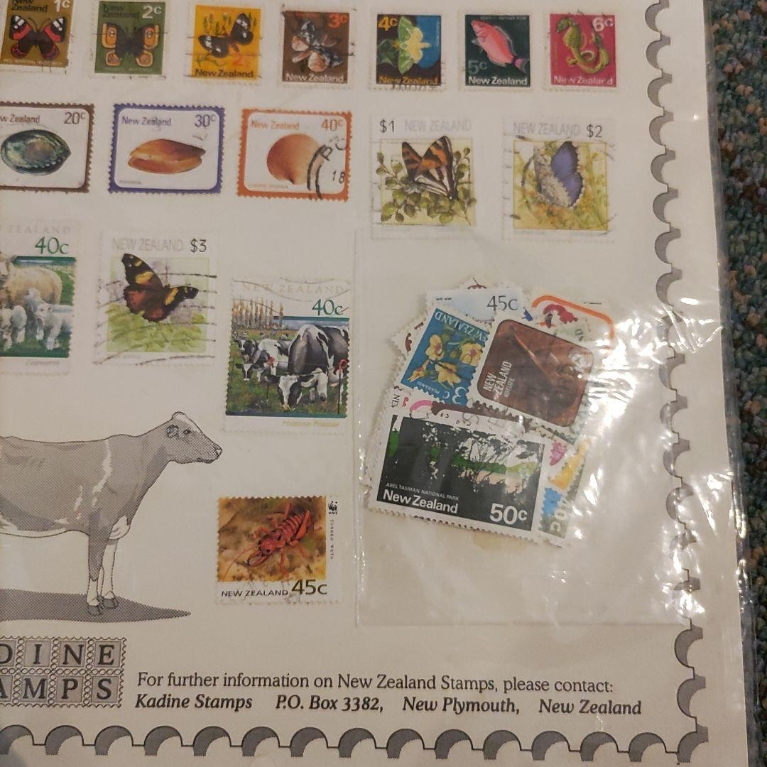 New Zealand souvenir stamps 2 sheets