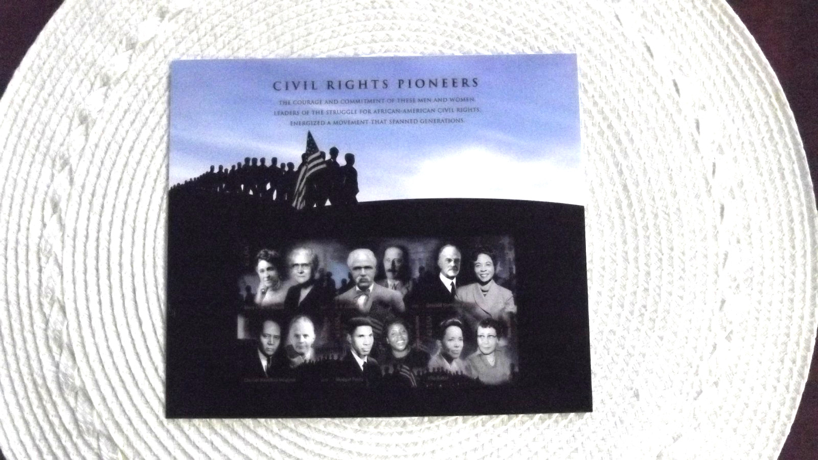 US SCOTT 4384 PANE OF 6 CIVIL RIGHTS PIONEERS STAMPS 42 CENT FACE MNH