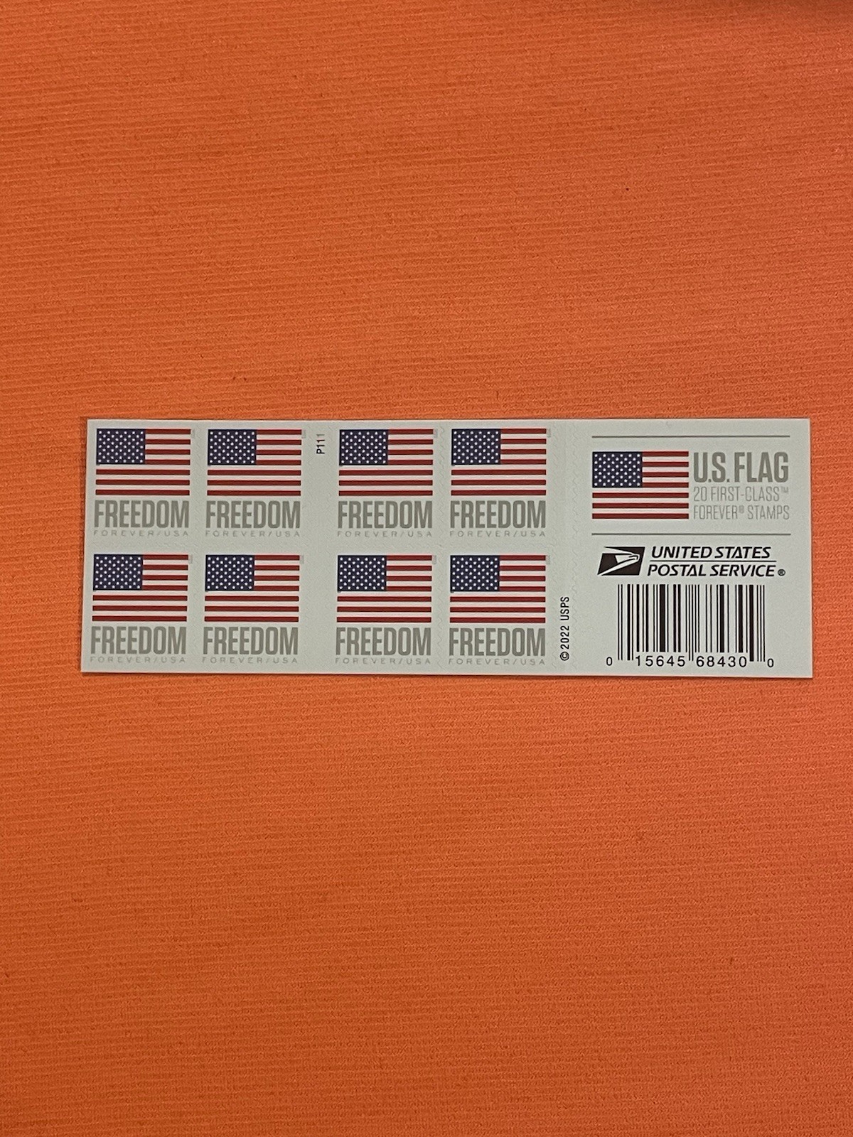 USPS Forever Stamps – US Freedom Flag (2022) Single Stamp MNH First Class