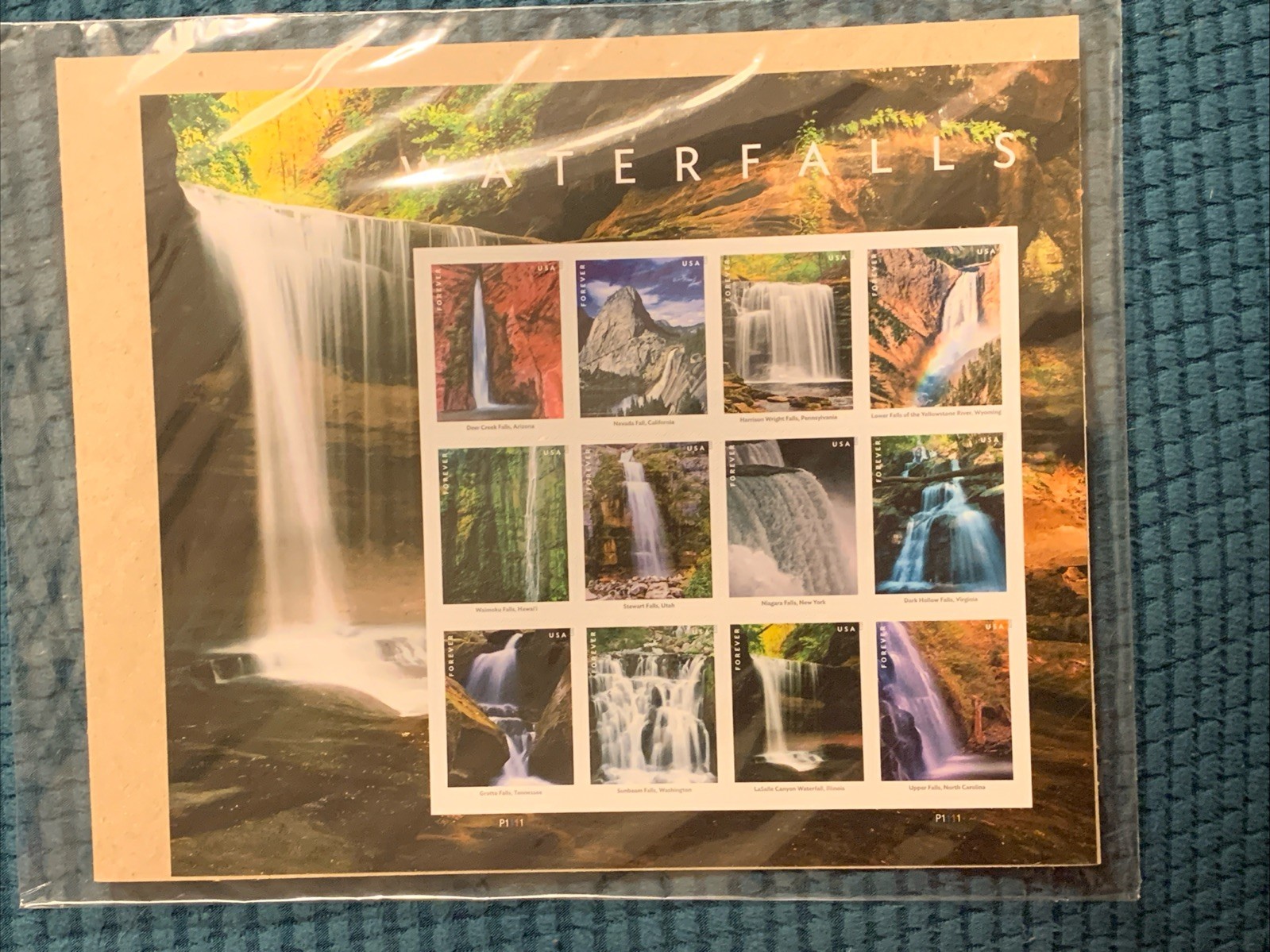 US SCOTT# 5800 SHEET OF 12 WATERFALLS FOREVER STAMPS MNH 2023 NATURE / SEALED