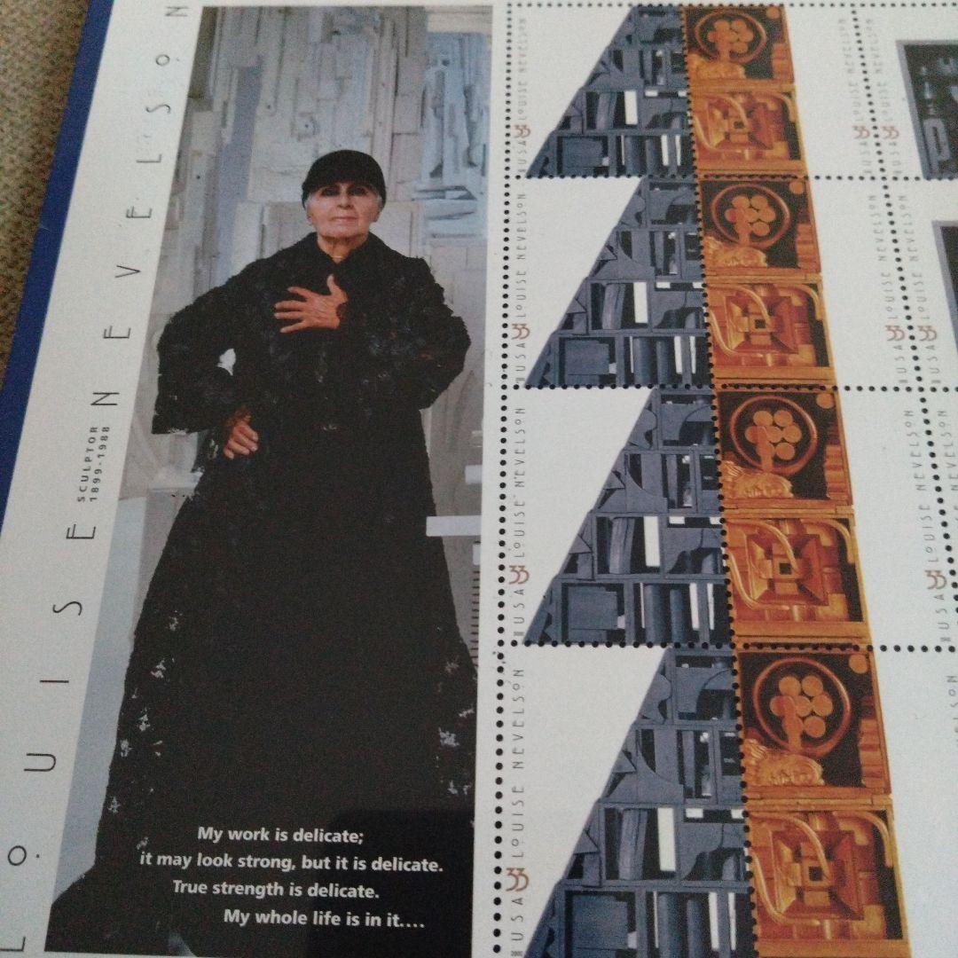USA 1999 Louise Nevelson 33 cents 5 types 4 each