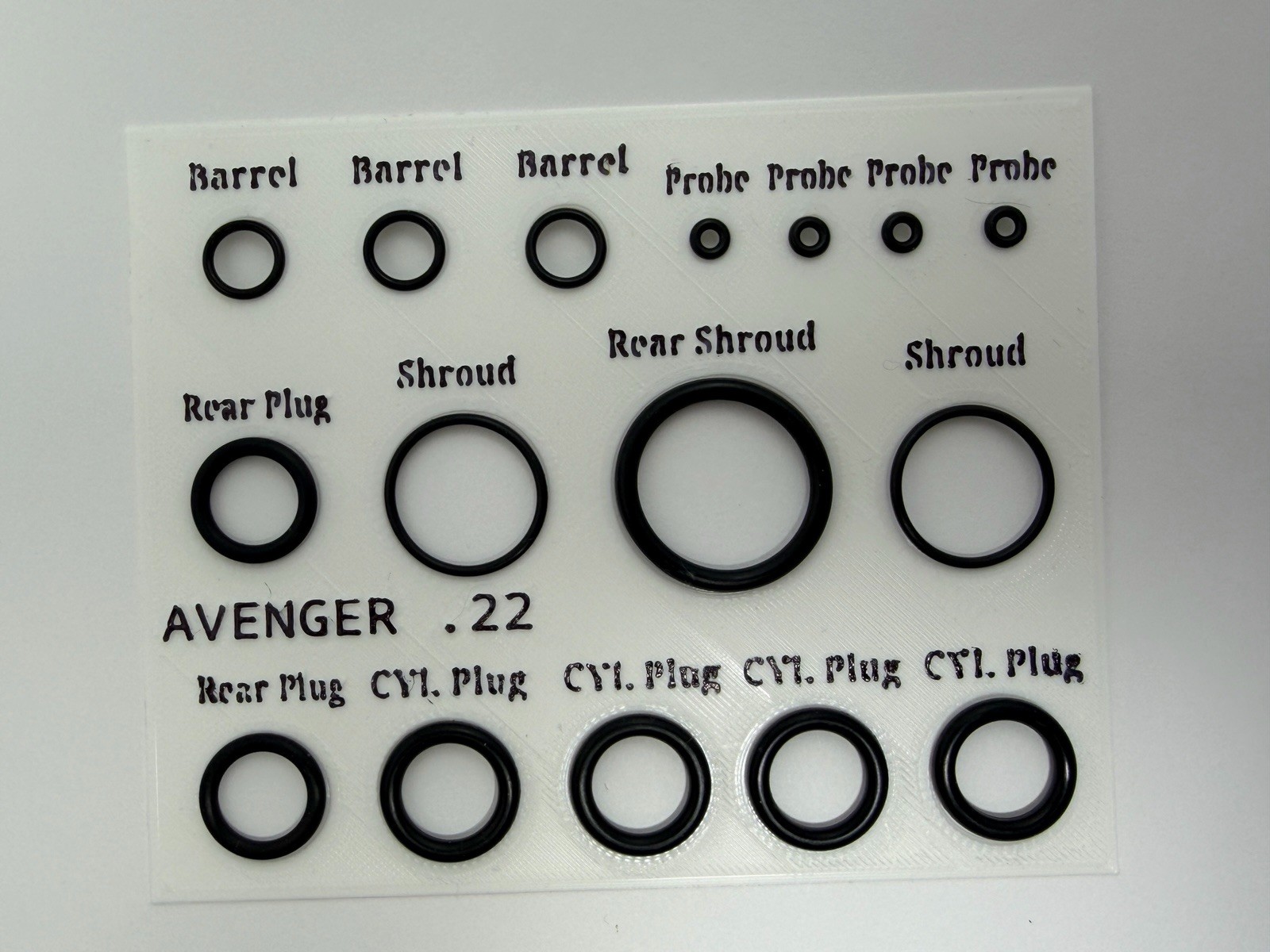 Air Venturi Avenger & Avenge-X .22 Caliber O-Rings kit Brand New