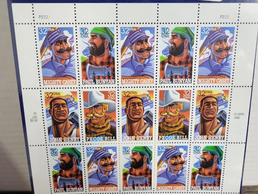 USPS Folk Heroes 32 Cent Factory Sealed