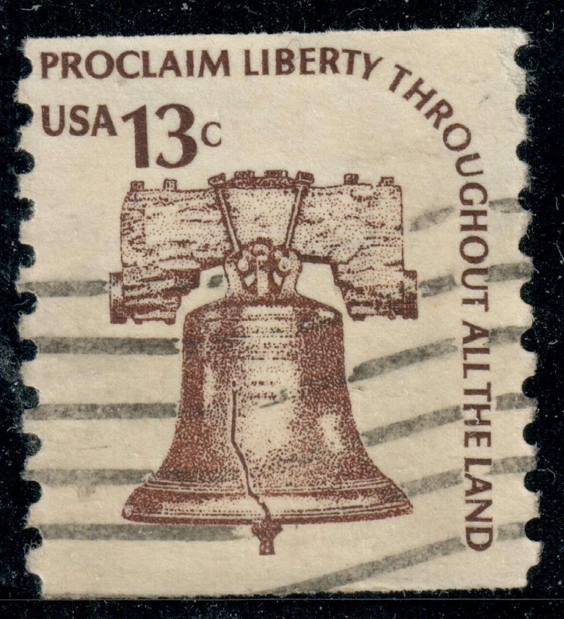 USA – 1975 – Americana Issue – Liberty Bell – Coil Stamp – 13¢ – #3583
