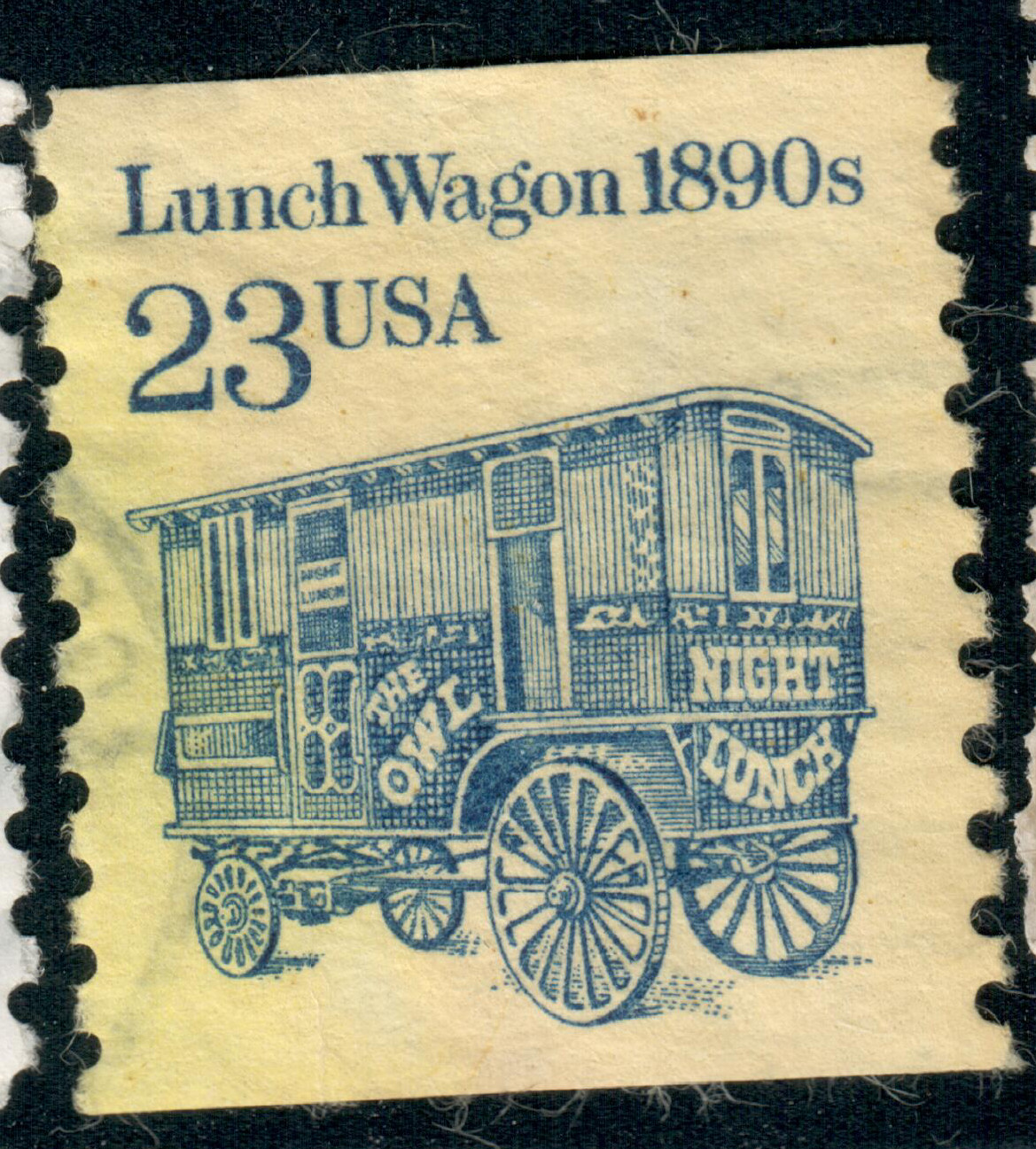 USA – 1990 – Transportation Issue – Lunch Wagon 1890s – 23¢ – #3786