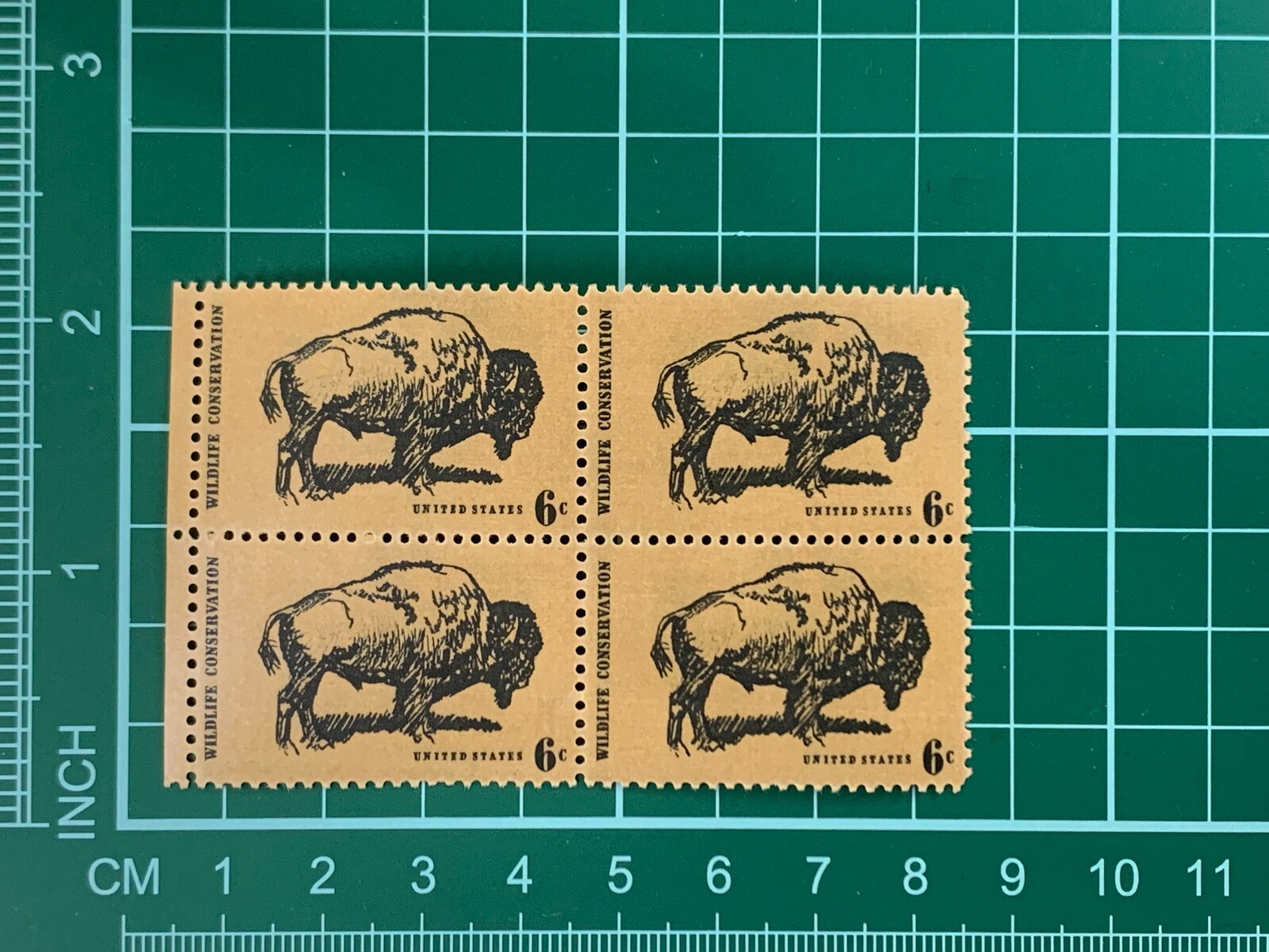 US Postage Wildlife Conservation 6c Block Stamps
