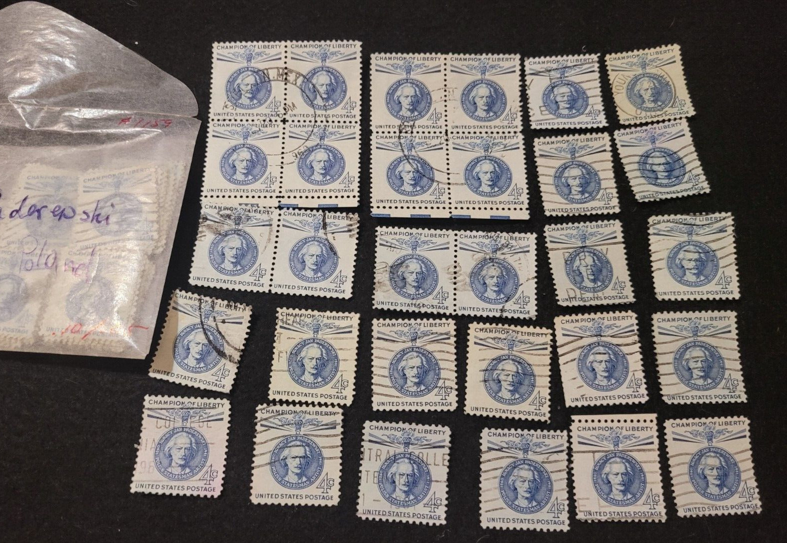 # 1159 – 1960 4c Champions of Liberty: Ignacy Paderew ~ 1 Stamp + 2 FREE Stamps