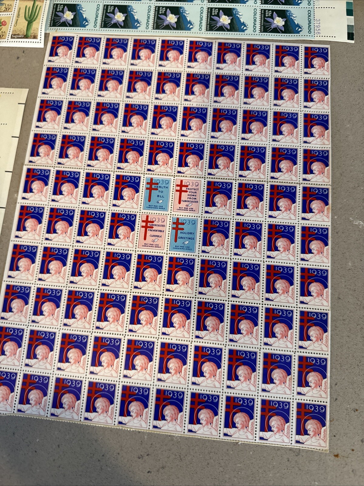 US Stamps Postage Sheets 6 Full Unused Mint Condition
