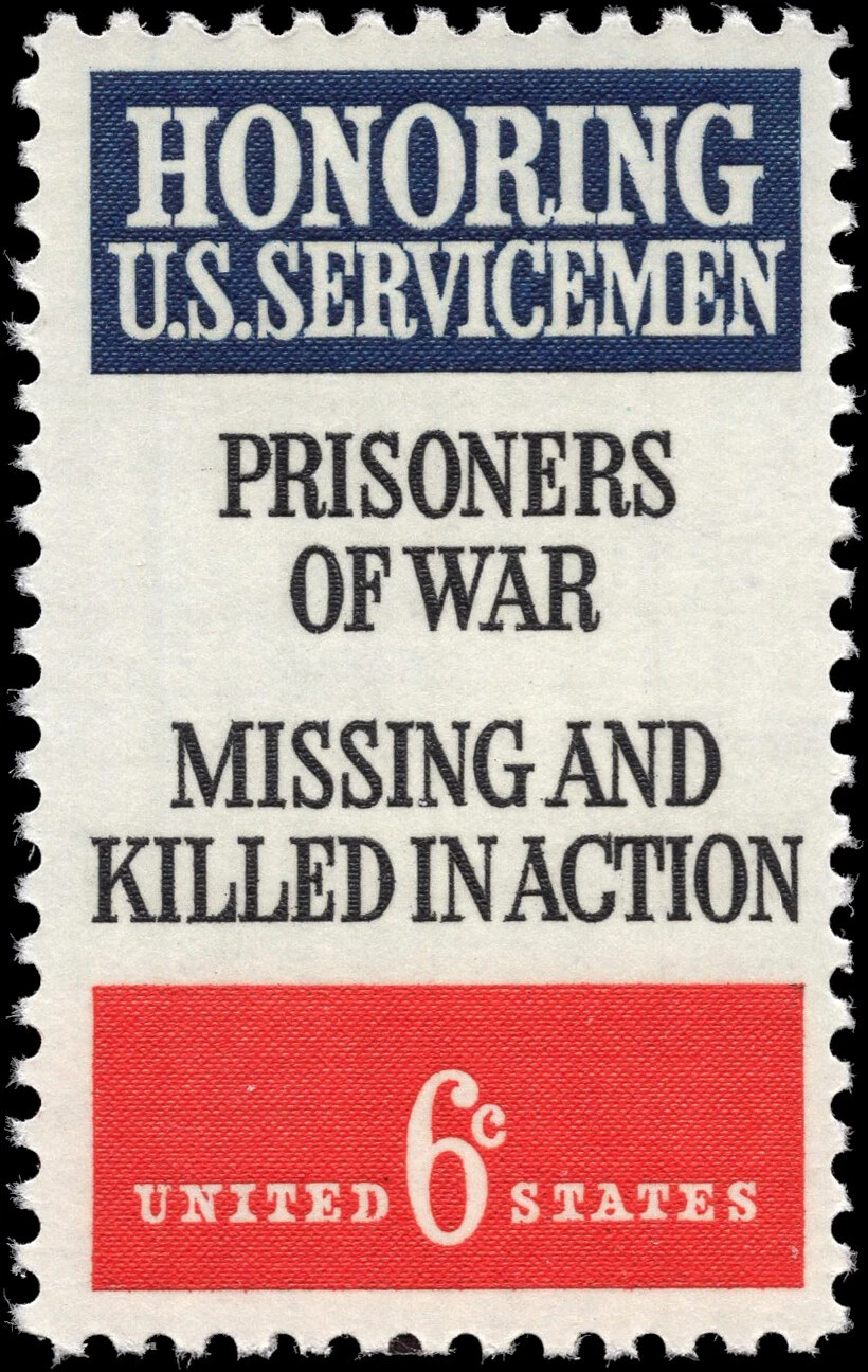 USA 1970 – HONORING U.S. SERVICEMEN, Prisoners of War 6 Cent Stamp – Scott #1422