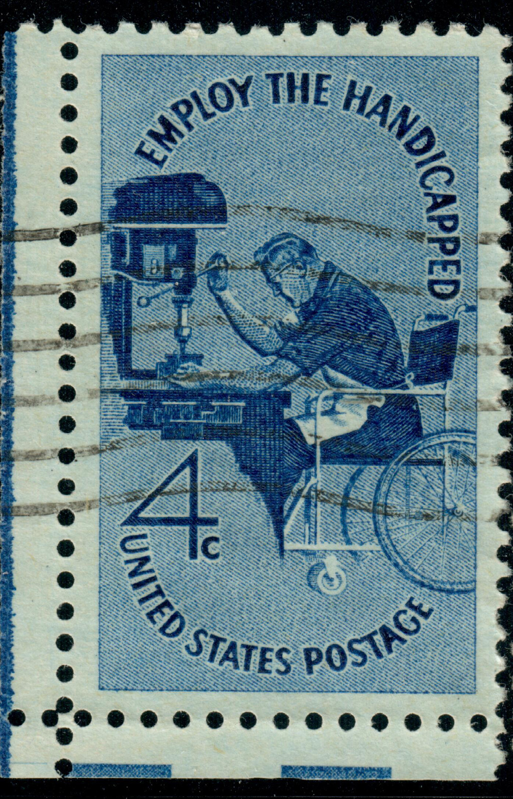USA – 1960 – Employ the Handicapped – 4¢ – #3117