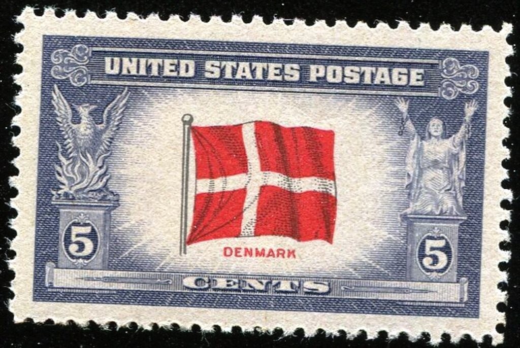 1944 OVERRUN COUNTRY – DENMARK – Scott #920 – Flawless Original Gum, MNH/OG /238