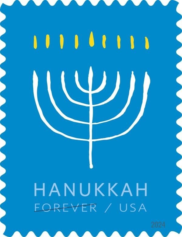 Hanukkah 2024 (Sheet of 20) First-Class Mail Forever Postage Stamps